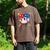 Baseball Drip American Flag Home Plate 4th Of July Patriotic Men's Comfort Colors T-Shirt Espresso