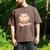 Baseball Drip Ice Cream Melting Illustration Men's Comfort Colors T-Shirt Espresso Baseball Drip Ice Cream Melting Illustration Men's Comfort Colors T-Shirt Espresso