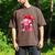 Baseball Drip Valentine Sports Vday Ice Cream Drip Heart Men's Comfort Colors T-Shirt Espresso