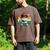 Baseball Grandpa Gnome On A Retro Sunset For Baseball Dad Men's Comfort Colors T-Shirt Espresso Baseball Grandpa Gnome On A Retro Sunset For Baseball Dad Men's Comfort Colors T-Shirt Espresso