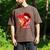 Baseball Heart Valentine Baseball Ice Cream Drip Boys Girls Men's Comfort Colors T-Shirt Espresso