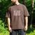 Baseball Hit Hard Run Fast Turn Left Men Boys Kid Teen Youth Premium Tri-Blend Men's Comfort Colors T-Shirt Espresso
