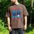 In My Baseball Papa Era Groovy Baseball Dad Family Matching Raglan Baseball Tee Men's Comfort Colors T-Shirt Espresso