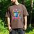Blue Checkered I Was 6 Now I'm 7 Birthday Cake Baseball Drip Men's Comfort Colors T-Shirt Espresso