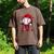 Cute Game Day Baseball Ice Cream Drip Valentine Love XOXO Men's Comfort Colors T-Shirt Espresso