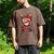 HUGvyn Santa Playing Baseball Ice Cream Drip Christmas Boys Men's Comfort Colors T-Shirt Espresso