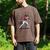Jarren Duran Boston MLB Baseball Players MLBJDU202M Men's Comfort Colors T-Shirt Espresso