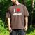 I Love Mamie Heart Grandma Grandmother Grandparent Raglan Baseball Tee Men's Comfort Colors T-Shirt Espresso