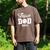 Senior Baseball Dad Class Of 2025 Senior Dad Graduation 2025 Premium Men's Comfort Colors T-Shirt Espresso