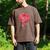 Sporty Rose Graphic With Baseball And Rugby Ball Petals Men's Comfort Colors T-Shirt Espresso