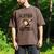 Never Underestimate Old Man Plays Baseball In His Seventies Men's Comfort Colors T-Shirt Espresso