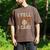 I Yell Because I Care Baseball Dad Coach Father's Day Premium Tri-Blend Men's Comfort Colors T-Shirt Espresso