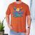 Retro Baseball Dad Dripping Ice Cream Father's Day Men's Comfort Colors T-Shirt Yam