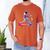 Tie Dye Baseball Dad Fathers Day Men's Comfort Colors T-Shirt Yam