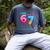 I Was 6 Now I'm 7 Meme Six Seven Baseball 7th Birthday Men's Comfort Colors T-Shirt Denim