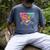 67 Baseball Ice Cream Drip Number Men's Comfort Colors T-Shirt Denim