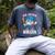 67 Six Seven Baseball Ice Cream Drip Number 67 Player Men's Comfort Colors T-Shirt Denim