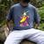 Banana With Baseball Bat Street Baseball Drip Men's Comfort Colors T-Shirt Denim Banana With Baseball Bat Street Baseball Drip Men's Comfort Colors T-Shirt Denim