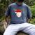 Baseball Christmas Reindeer Santa Hat Sports Player Xmas Men's Comfort Colors T-Shirt Denim