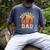 Baseball Dad Father Son Proud Daddy Papa Grandpa Sports Men's Comfort Colors T-Shirt Denim