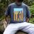 Baseball Drip Dripping Ice Cream Sport Player American Flag Men's Comfort Colors T-Shirt Denim Baseball Drip Dripping Ice Cream Sport Player American Flag Men's Comfort Colors T-Shirt Denim