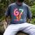 Baseball Drip Ice Cream 67 Men's Comfort Colors T-Shirt Denim Baseball Drip Ice Cream 67 Men's Comfort Colors T-Shirt Denim
