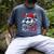Baseball Drip Icecream Heart Valentine Day Boys Kids Red Men's Comfort Colors T-Shirt Denim
