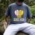 Bonus Mom Of Both Half Baseball Softball Ice Cream Drip Men's Comfort Colors T-Shirt Denim