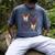 Coquette Bow XOXO Baseball Lover Heart Valentine Game Day Men's Comfort Colors T-Shirt Denim