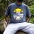 Dad Of Ballers Softball Baseball Dad Men's Comfort Colors T-Shirt Denim