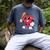 Heart Play Baseball Valentine's Day Teens Boys Girls Kids Men's Comfort Colors T-Shirt Denim