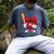 Heart Playing Baseball Valentines Day Men's Comfort Colors T-Shirt Denim