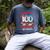 HUGvyn I Just Hit 100 Days Of School Baseball Ice Cream Boys Men's Comfort Colors T-Shirt Denim
