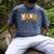 Leopard Baseball Softball Mama Bow Softball Baseball Mom Men's Comfort Colors T-Shirt Denim