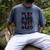 Play Hard Pray Hard Youth Boy Christian Baseball Jesus Men's Comfort Colors T-Shirt Denim