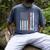 Retro Baseball Dad American Flag Father's Day 4th Of July Men's Comfort Colors T-Shirt Denim Retro Baseball Dad American Flag Father's Day 4th Of July Men's Comfort Colors T-Shirt Denim