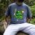 Shamrock Lucky Clover Baseball Patricks Day Family Matching Men's Comfort Colors T-Shirt Denim