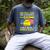 Softball Dad Like A Baseball Dad But Bigger Balls Back Premium Men's Comfort Colors T-Shirt Denim