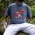 Valentine Baseball Player Drip Men's Comfort Colors T-Shirt Denim