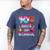 100 Days Of School Baseball Donut Dripping Teacher Boys Kids Men's Comfort Colors T-Shirt Blue Jean