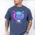 100 Days Of School Baseball Drip 100 Days For Boys And Kids Men's Comfort Colors T-Shirt Blue Jean