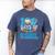 100 Days Of School Baseball Ice Cream Drip Student Kids Boys Men's Comfort Colors T-Shirt Blue Jean