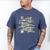 100 Days Smarter Baseball Sport School Celebration Men's Comfort Colors T-Shirt Blue Jean