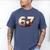 6 7 Six Seven American Baseball Graphic Men's Comfort Colors T-Shirt Blue Jean 6 7 Six Seven American Baseball Graphic Men's Comfort Colors T-Shirt Blue Jean