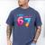 I Was 6 Now I'm 7 Meme Six Seven Baseball 7th Birthday Men's Comfort Colors T-Shirt Blue Jean