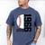 60th Birthday Baseball Limited Edition 1966 Men's Comfort Colors T-Shirt Blue Jean