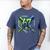 67 Baseball Drip Effect Urban Tee Style 6-7 Meme Graphic Premium Tri-Blend Men's Comfort Colors T-Shirt Blue Jean