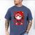 67 Baseball Drip Valentine's Day Men's Comfort Colors T-Shirt Blue Jean