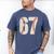 67 Baseball Six Seven 6 7 Meme 67 Men's Comfort Colors T-Shirt Blue Jean