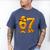 67 Brain Rot Meme Baseball Ice Cream Drip For Kids & Teens Men's Comfort Colors T-Shirt Blue Jean